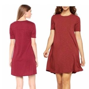 BCBGeneration Ribbed Knit A-Line Dress